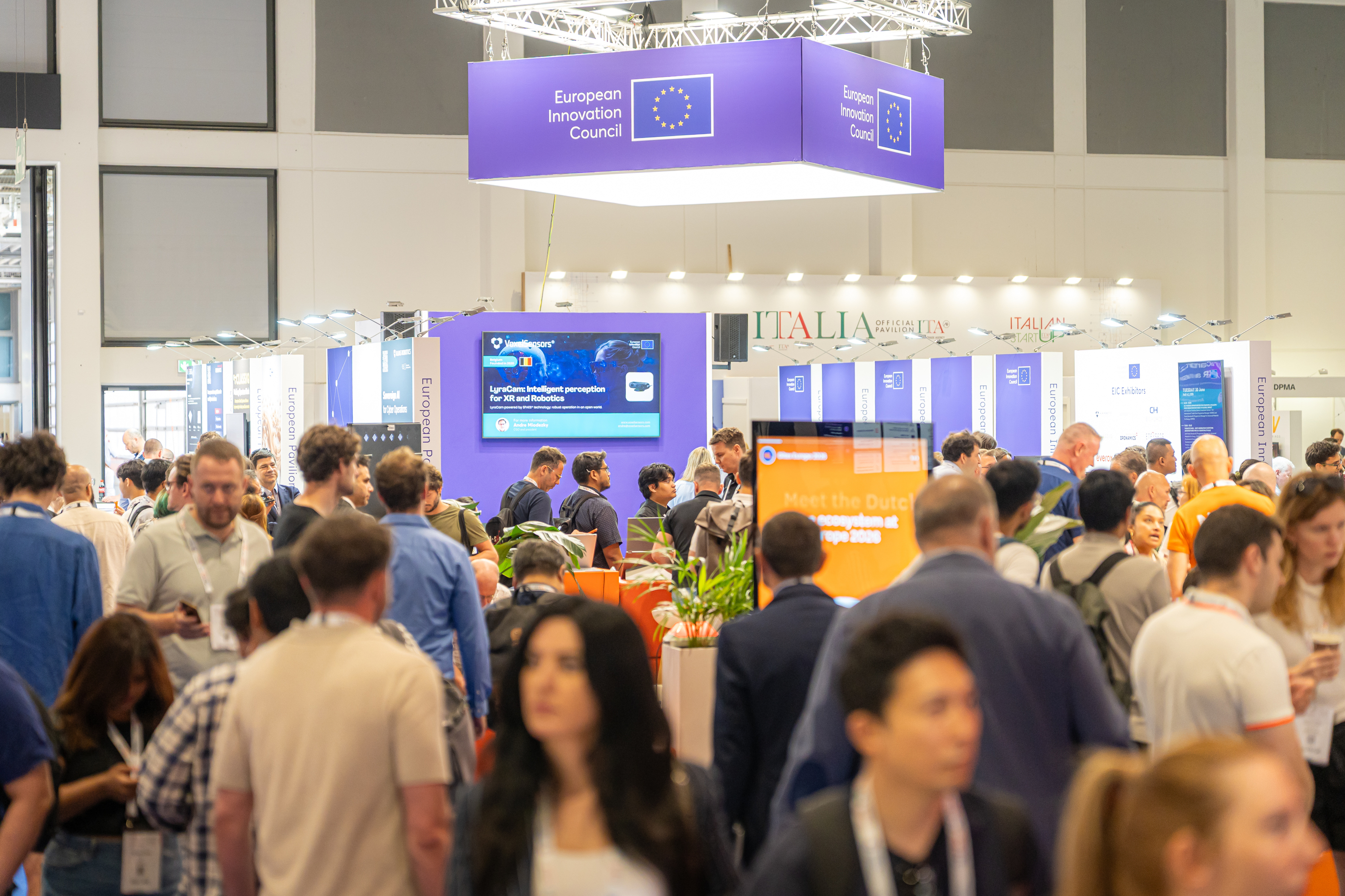 Die GITEX AI Europe 2026, Tech- und Startup-Event, auf dem Berliner Messegelände